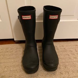 Hunter Original Short Rain Boots - Size 8